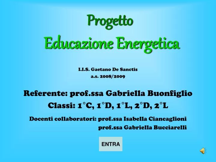 progetto educazione energetica