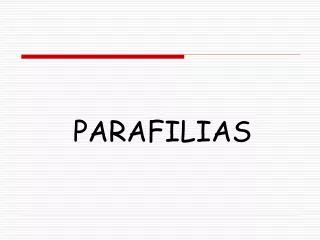 PARAFILIAS