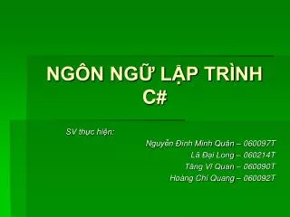 ng n ng l p tr nh c