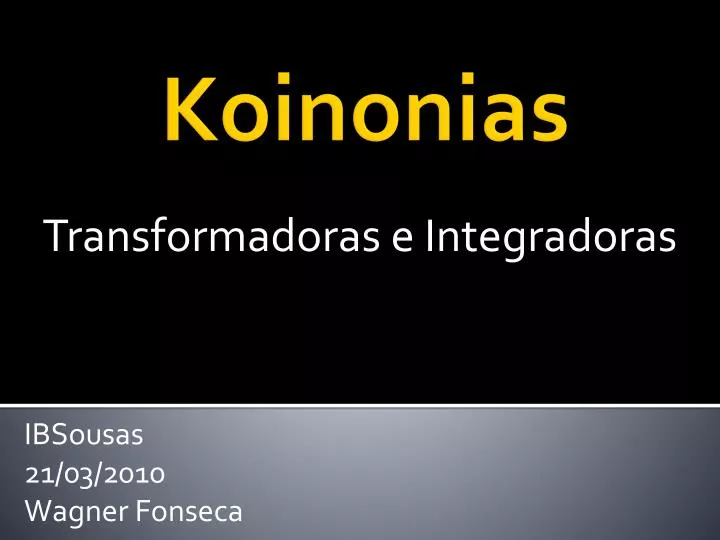 koinonias