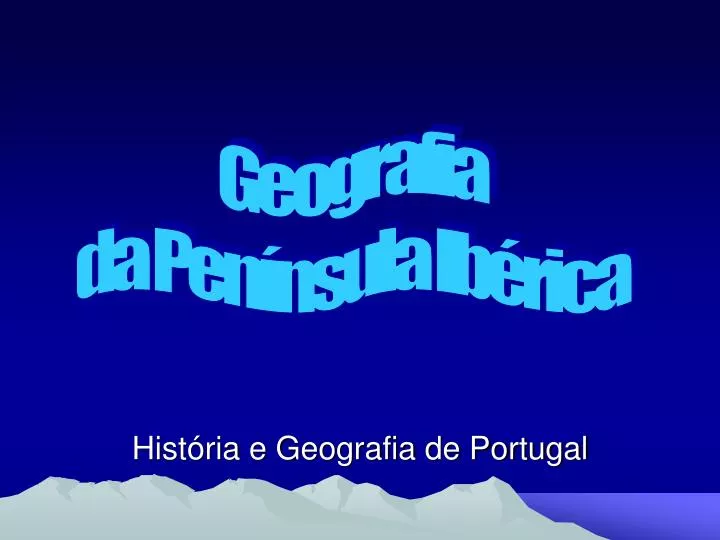 hist ria e geografia de portugal