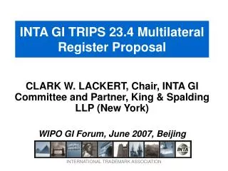 INTA GI TRIPS 23.4 Multilateral Register Proposal