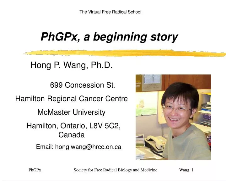 phgpx a beginning story