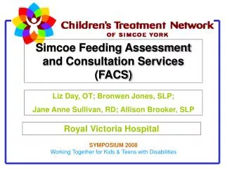 Simcoe Feeding Assessment and Consultation Services (FACS)