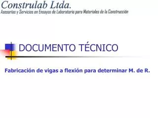 documento t cnico