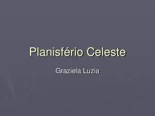 planisf rio celeste