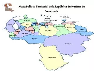 Mapa Político Territorial de la República Bolivariana de Venezuela