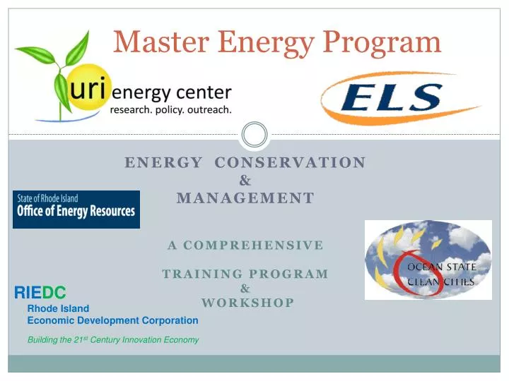master energy program
