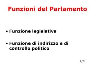 PPT - IL PARLAMENTO PowerPoint Presentation, Free Download - ID:4573298