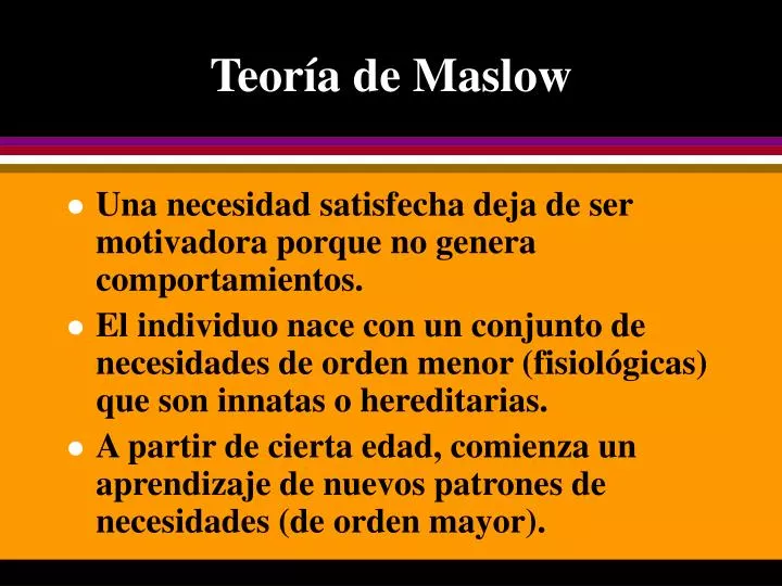 teor a de maslow