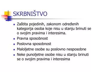 skrbni tvo