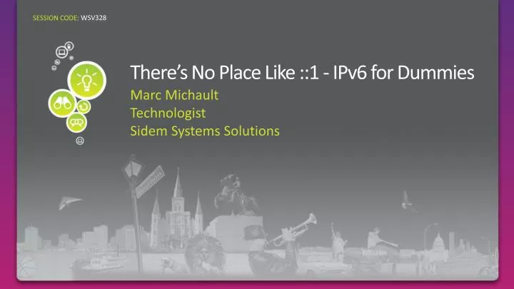 there s no place like 1 ipv6 for dummies