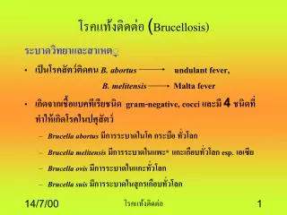 brucellosis