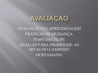 avalia o