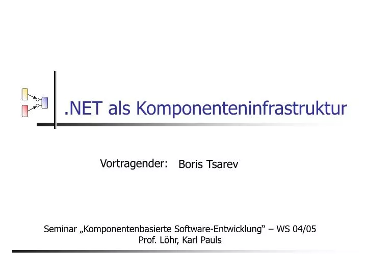 net als komponenteninfrastruktur