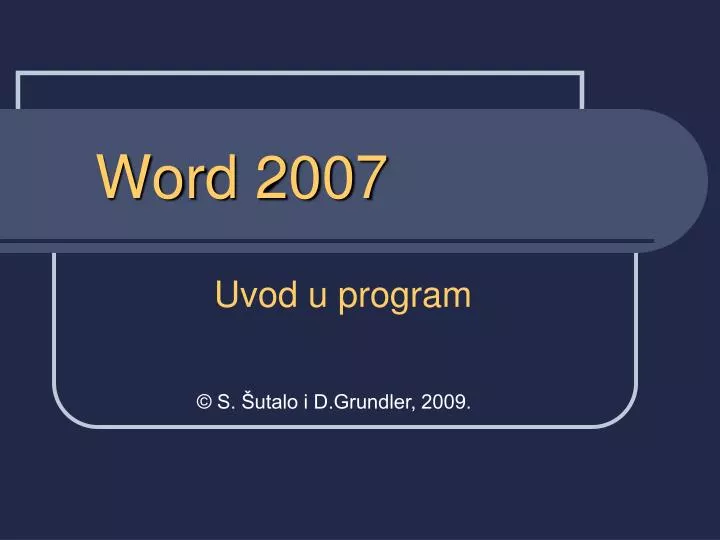 word 2007