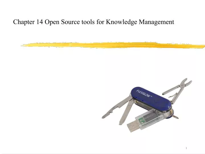 chapter 14 open source tools for knowledge management