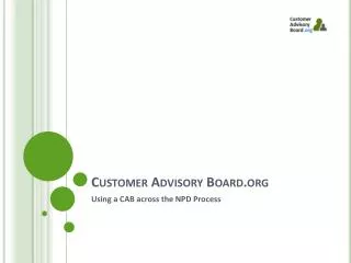 Customer Advisory Board.org
