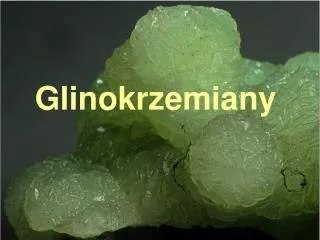 glinokrzemiany