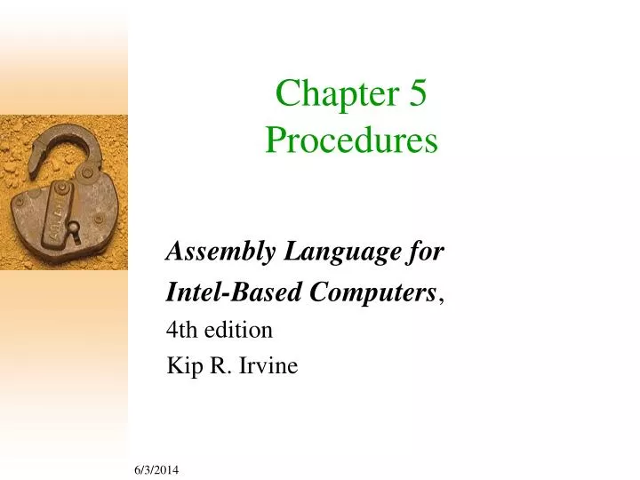 chapter 5 procedures