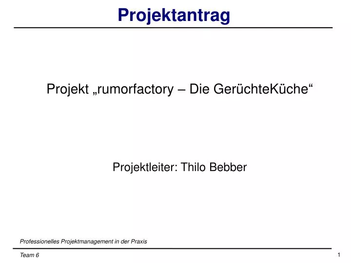 projektantrag