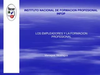 INSTITUTO NACIONAL DE FORMACION PROFESIONAL INFOP