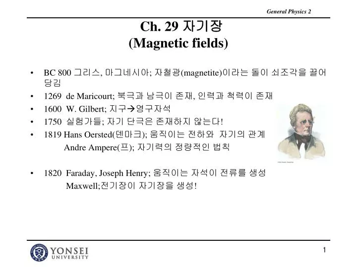 ch 29 magnetic fields