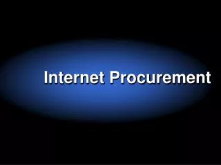 Internet Procurement