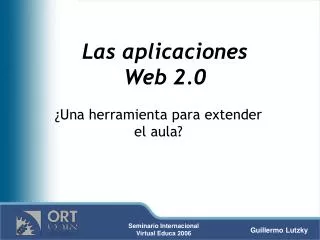 Las aplicaciones Web 2.0