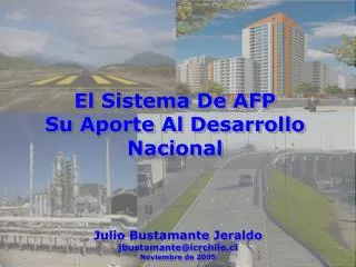 el sistema de afp su aporte al desarrollo nacional