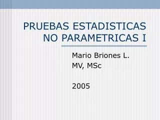 pruebas estadisticas no parametricas i
