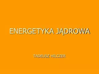 energetyka j drowa
