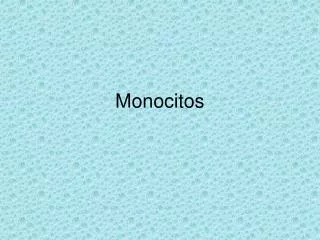 monocitos