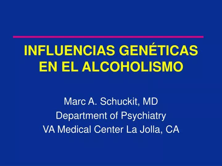 influencias gen ticas en el alcoholismo