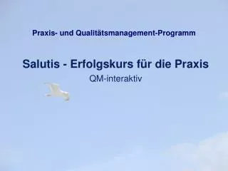 Praxis- und Qualitätsmanagement-Programm