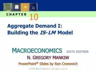 Aggregate Demand I: Building the IS - LM Model