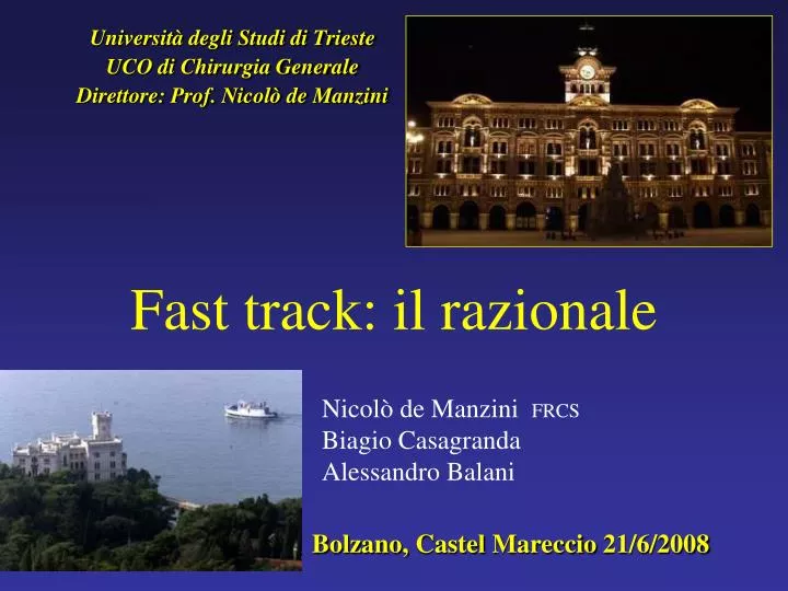 fast track il razionale