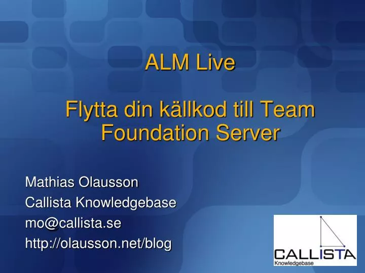 alm live flytta din k llkod till team foundation server