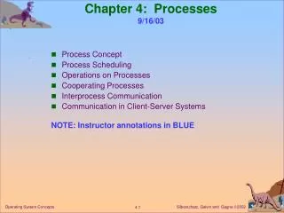 Chapter 4: Processes 9/16/03