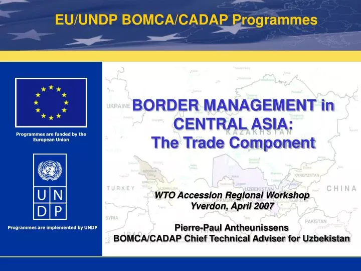 border management in central asia the trade component