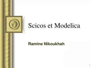 Scicos et Modelica