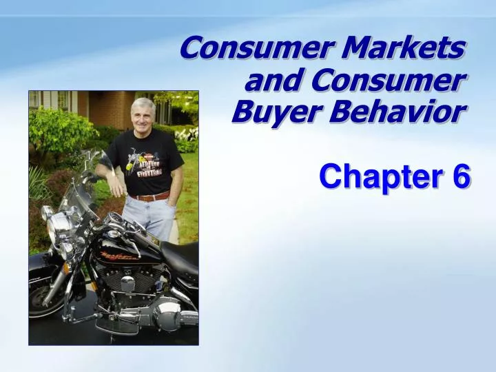 consumer markets and consumer buyer behavior