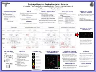 Ecological Interface Design in Aviation Domains Improving Pilot Trust in Automated Collision Detection and Avoidance