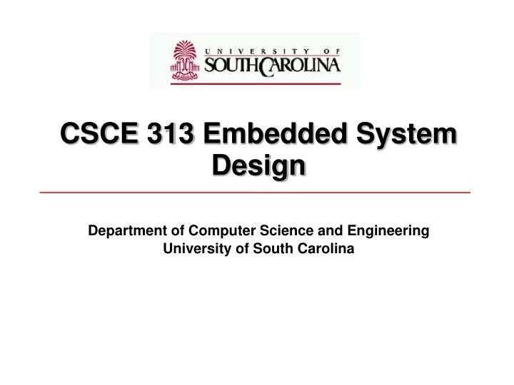 csce 3 13 embedded system design