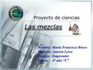 proyecto de ciencias