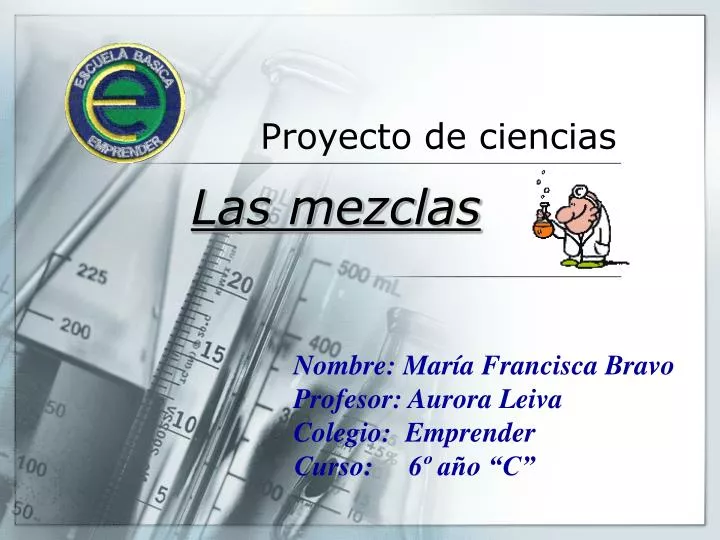 proyecto de ciencias