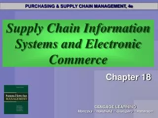 Supply Chain Information Systems and Electronic Commerce