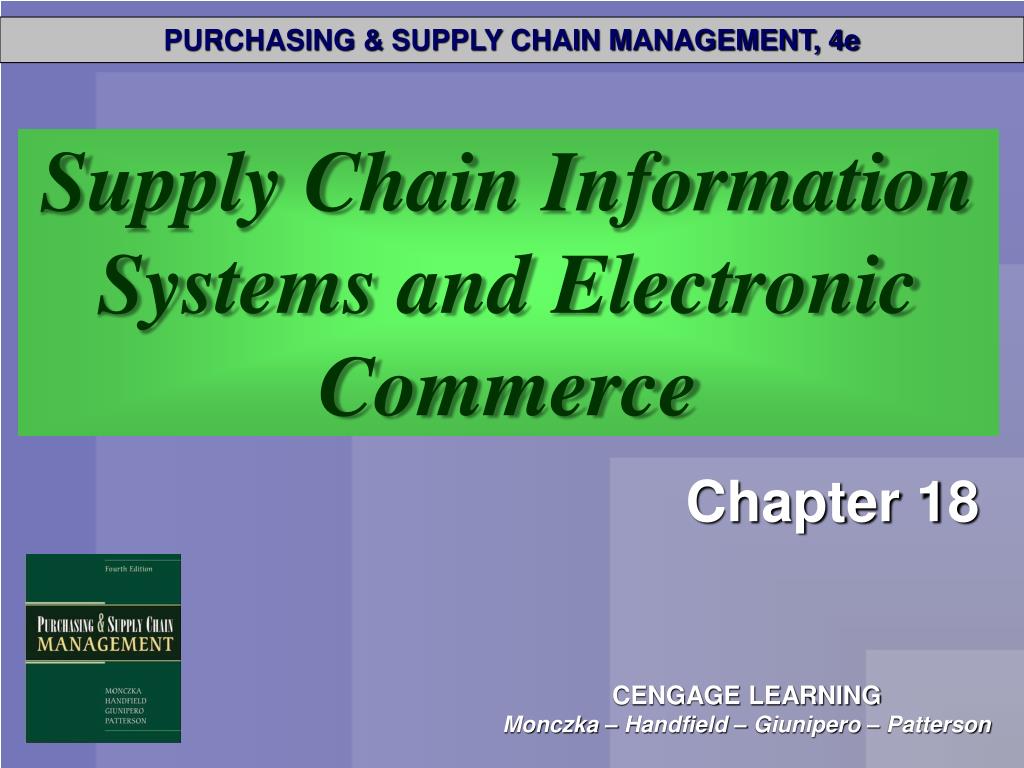 PPT - Supply Chain Information Systems and Electronic Commerce ...