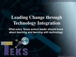 What every Texas school leader should know about teaching and learning with technology
