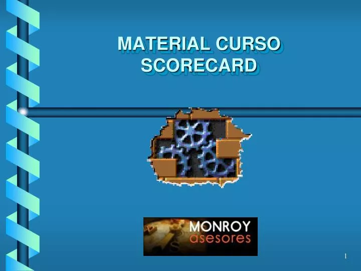 material curso scorecard